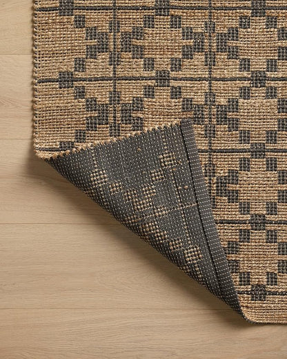 Loloi Chris Loves Julia Judy Collection JUD-05 Natural/Graphite 8'-6" x 11'-6" Area Rug