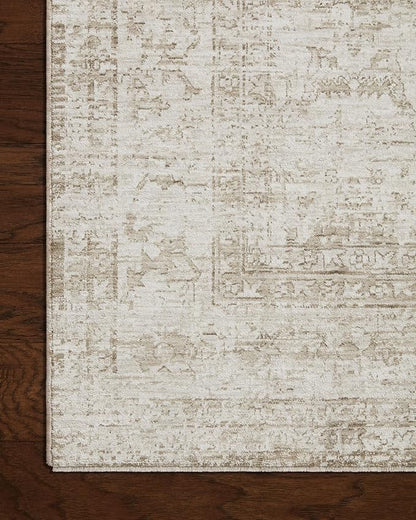 Loloi Amber Lewis Honora Collection HON-01 Ivory/Natural 11'-6" x 15'-6" Area Rug