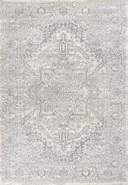 JONATHAN Y Vintage Medallion Indoor Area Rug Cream 8X10, Modern Boho for Living Room, Bedroom, Kitchen, Office, Easy-Cleaning, High Traffic, Pet-Friendly, Non-Shedding MDP100C-8