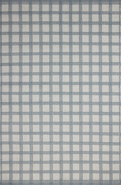 Loloi Magnolia Home by Joanna Gaines Ryder Collection RYD-02 Blue/Ivory 7'-9" x 9'-9" Area Rug