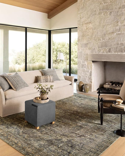 Loloi Amber Lewis Morgan Collection MOG-05 Spice/Lagoon 9'-6" x 13'-6" 38" Thick Area Rug feat. CloudPile, Neutral, Room Décor, Vintage Inspired, Livingroom, Bedroom, Dining Area