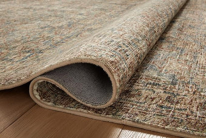 Loloi Amber Lewis Morgan Collection MOG-04 Sea/Sage 2' x 3'-6" 38" Thick Accent Rug feat. CloudPile, Neutral, Room Décor, Vintage Inspired, Livingroom, Bedroom, Dining Area