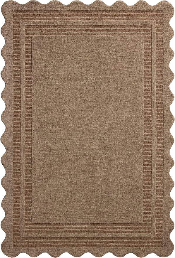 Loloi Chris Loves Julia Scottie Collection SCO-01 Mocha/Clay 7'-9" x 9'-9", .87" Pile Height, Area Rug