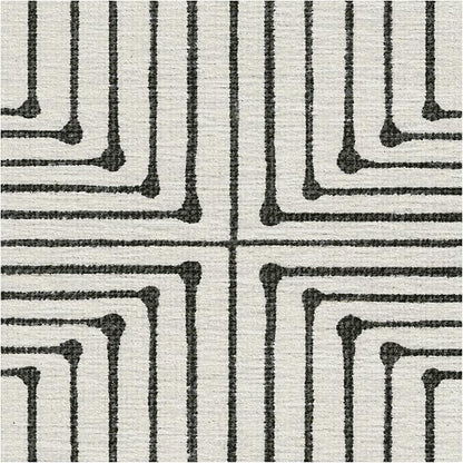 RUGGABLE x Jonathan Adler Machine Washable Modern Area Rug – Inkdrop Black & Ivory 3x5, Stain-Resistant, Non-Slip – Small Rugs for Living Room, Bedroom, Hallway, Entryway & Office–with Cushioned Pad