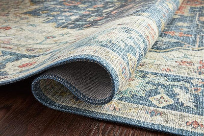 Loloi II Skye Collection SKY-12 Ocean/Multi 5'-0" x 7'-6" Area Rug