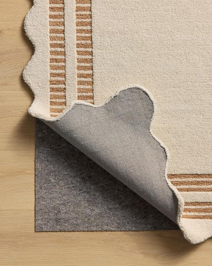 Loloi Chris Loves Julia Scottie Collection SCO-01 Ivory/Rust 7'-9" x 9'-9", .87" Pile Height, Area Rug