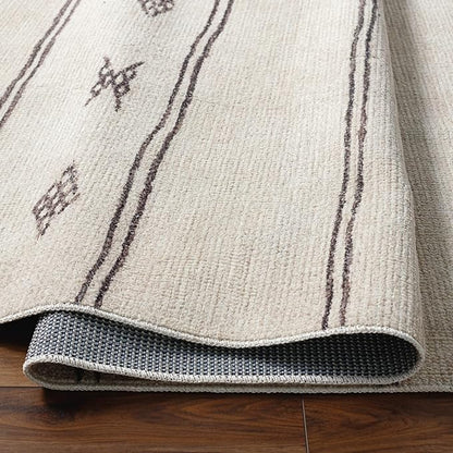 Livabliss x Becki Owens Rivi Moroccan Runner Area Rug, 2'7" x 7'3", Ivory/Black