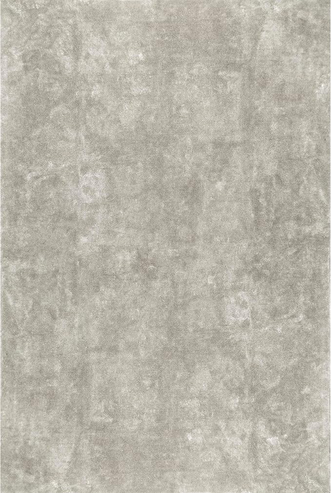 nuLOOM 6' x 9' Cozy Plush SuperiorWash Area Rug, Machine Washable, Non-Slip, Soft Fluffy Shag Carpet for Living Room Bedroom Kids Room Nursery Home Decor, Loni Beige