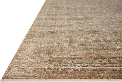 Loloi Amber Lewis Molly Collection MOL-06 Gold/Blue 2'-7" x 7'-9" Low Pile Runner Rug