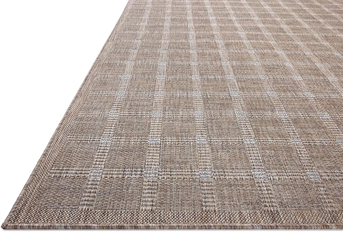Loloi Amber Lewis Topanga Collection TOP-01 Natural/Bone 3'-11" x 5'-11" Indoor/Outdoor Accent Rug