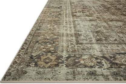 Loloi Magnolia Home by Joanna Gaines Sinclair Collection SIN-01 Pebble/Taupe 2'-3" x 11'-6", .25" Pile Height, Machine Washable, Runner Rug