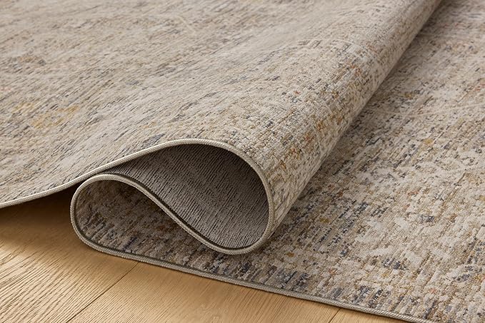 Loloi Chris Loves Julia Ida Collection IDA-01 Taupe/Multi 2'-3" x 3'-10", .19" Pile Height, Accent Rug