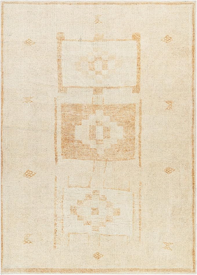 Livabliss x Becki Owens Solana Medallion Runner Area Rug, 2'7" x 7'3", Peach