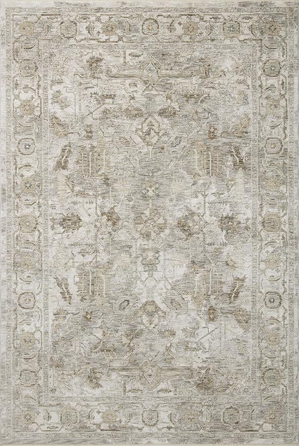 Loloi Amber Lewis Honora Collection HON-06 Grey/Taupe 2'-7" x 10'-0" Runner Rug