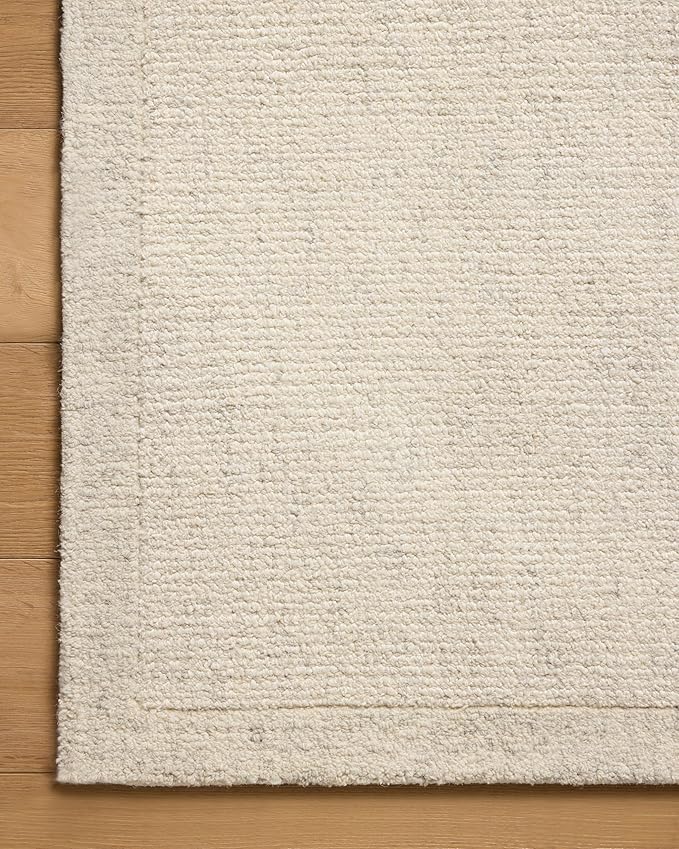 Loloi Magnolia Home by Joanna Gaines Henley Collection Ivory/Smoke 9'-3" x 13' Area Rug
