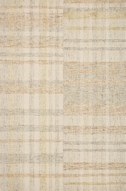 Loloi Chris Loves Julia Chris Collection CHR-04 Natural/Multi 5'-0'' x 7'-6'', .50" Pile Height, Area Rug
