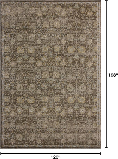 Loloi Magnolia Home by Joanna Gaines Mona Collection MOA-03 BARK/Natural 10'-0" x 14'-0" Area Rug