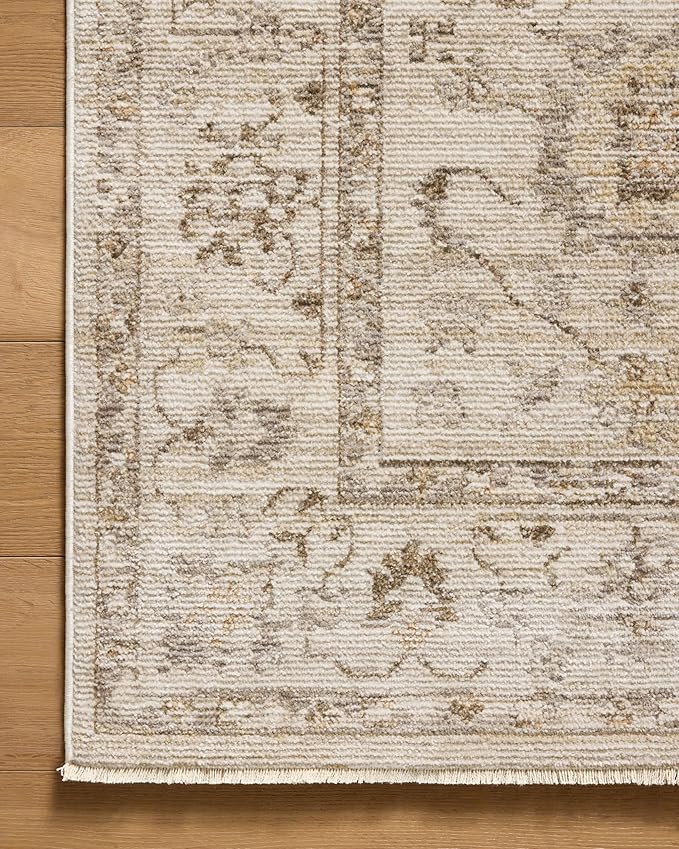 Loloi Magnolia Home by Joanna Gaines Pace Collection PAC-01 Natural/Stone 3'-6" x 5'-6" Accent Rug