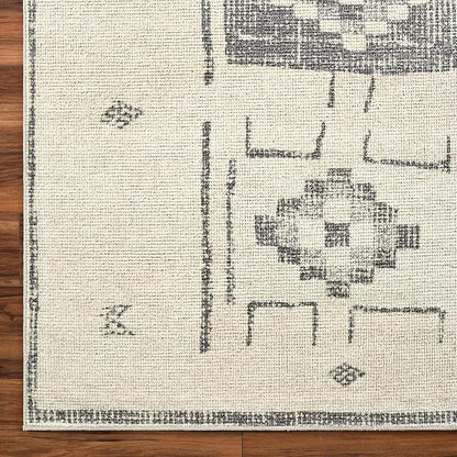 Livabliss x Becki Owens Solana Medallion Area Rug, 5'3" x 7', Taupe/Cream