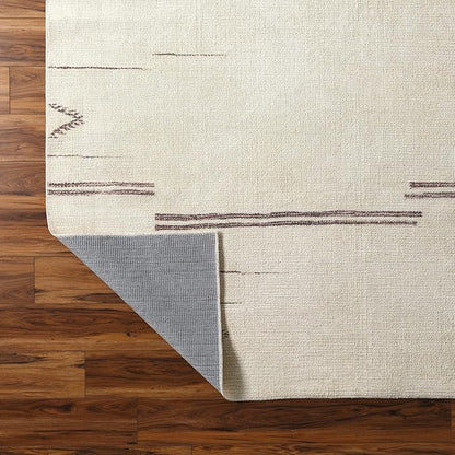 Livabliss x Becki Owens Rivi Moroccan Area Rug , 3'11" x 5'7", Cream/Charcoal