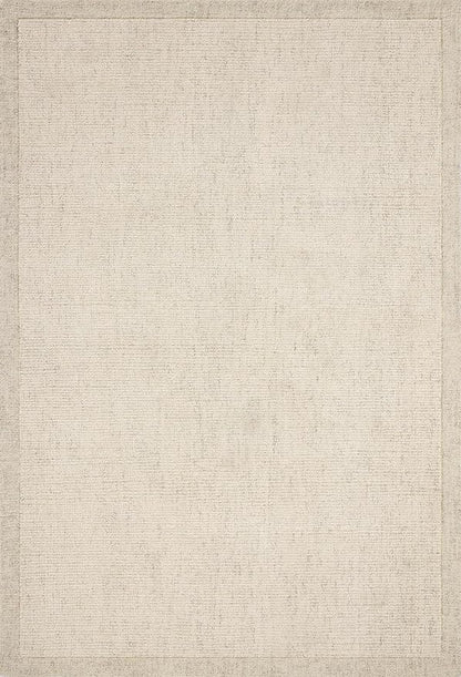 Loloi Magnolia Home by Joanna Gaines Henley Collection HNY-01 Ivory/Smoke 5'-0" x 7'-6" Area Rug