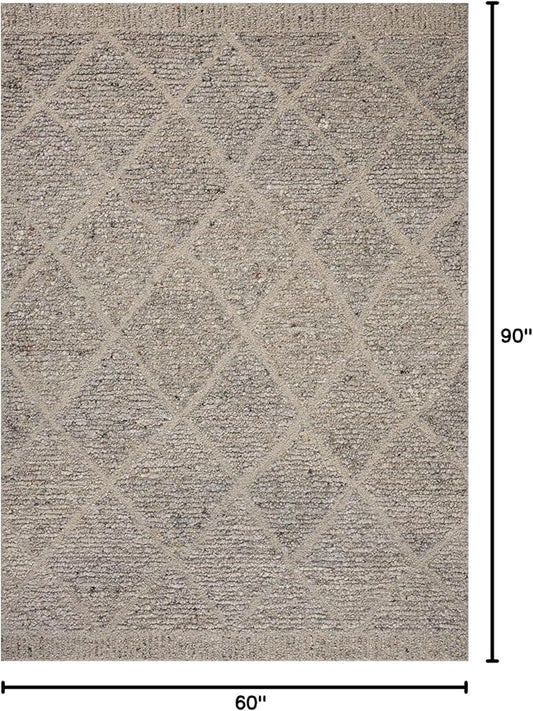 Loloi Magnolia Home by Joanna Gaines Jones Collection JON-03 Pebble 5'-0" x 7'-6" Area Rug