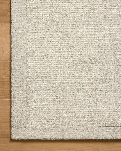 Loloi Magnolia Home by Joanna Gaines Henley Collection HNY-01 Ivory/Silver 7'-9" x 9'-9" Area Rug
