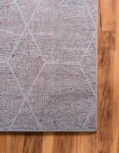 Unique Loom Trellis Frieze Collection Area Rug - Geometric (3' 3" x 5' 3", Blue Multi/ Ivory)