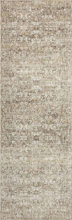 Loloi Amber Lewis Honora Collection HON-04 Bark/Dove 2'-0" x 3'-4" Accent Rug