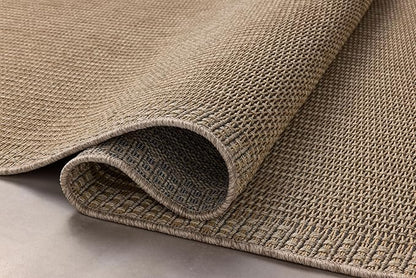 Loloi Chris Loves Julia Providence Collection PRC-02 Natural/Sand 5' x 7'-7", .12" Pile Height, Indoor/Outdoor Area Rug
