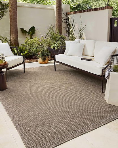Loloi Chris Loves Julia Providence Collection PRC-02 Natural/Sand 2'-3" x 3'-9", .12" Pile Height, Indoor/Outdoor Runner Rug