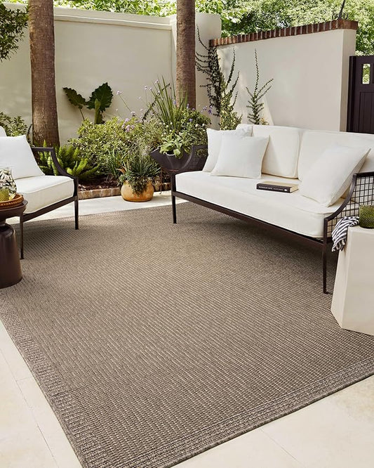 Loloi Chris Loves Julia Providence Collection PRC-02 Natural/Sand 2'-3" x 3'-9", .12" Pile Height, Indoor/Outdoor Runner Rug