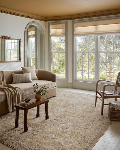 Loloi Magnolia Home by Joanna Gaines Pace Collection PAC-07 Sunset/Stone 2'-6" x 10'-0" Runner Rug