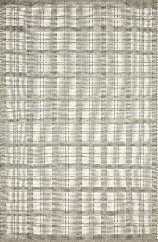 Loloi Magnolia Home by Joanna Gaines Ryder Collection RYD-01 Sage/Ivory 7'-9" x 9'-9" Area Rug