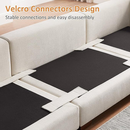 VANOMi Large Modular Sectional Sofa, Oversized Couch with Ottoman, Cloud Couch Deep Seat Sofa with Thick Cushion, Convertible Sectional Couches for Living Room Office Apartment