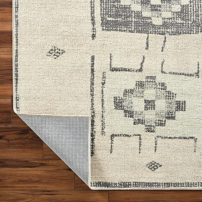 Livabliss x Becki Owens Solana Medallion Area Rug, 7'10" x 10', Taupe/Cream
