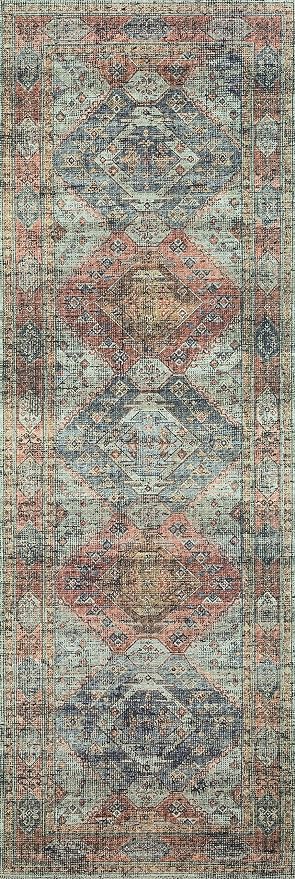 Loloi Skye Collection SKY-06 Apricot/Mist 9'-0" x 12'-0" Area Rug