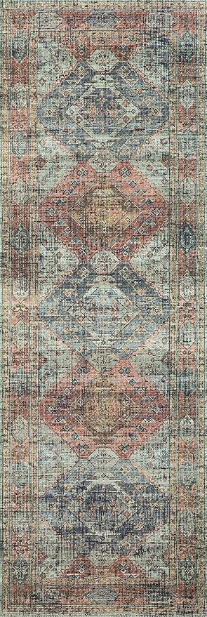 Loloi II Skye Collection SKY-06 Apricot/Mist 2'-3" x 3'-9" Accent Rug