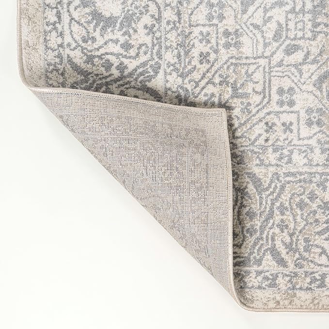 JONATHAN Y Vintage Medallion Indoor Runner Rug Cream 2X8, Modern Boho for Living Room, Bedroom, Kitchen, Office, Easy-Cleaning, High Traffic, Pet-Friendly, Non-Shedding MDP100C-28
