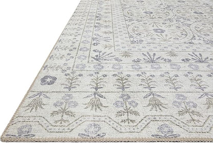 Loloi Rifle Paper Co. Maison Collection MAO-03 Rosette Ivory 2'-0" x 5'-0", .19" Pile Height, Accent Rug