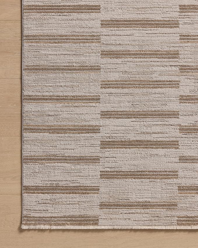Loloi Amber Lewis Cali Collection CIL-04 Ivory/Tobacco 7'-10" x 10' Area Rug