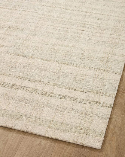 Loloi Chris Loves Julia Chris Collection CHR-02 Natural/Sage 7'-9" x 7'-9" Square, .50" Pile Height, Area Rug