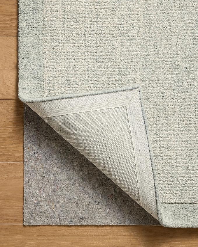 Loloi Magnolia Home by Joanna Gaines Henley Collection HNY-01 Ivory/Spa 7'-9" x 9'-9" Area Rug