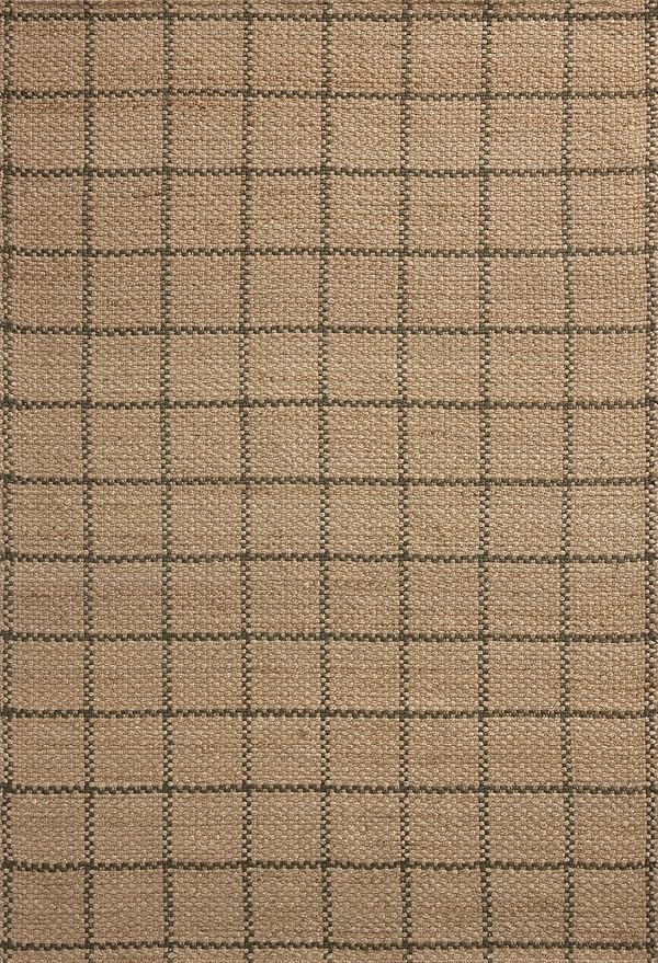 Loloi Chris Loves Julia Fletcher Collection FLE-01 Natural/Olive 3'-6" x 5'-6", .37" Pile Height, Accent Rug