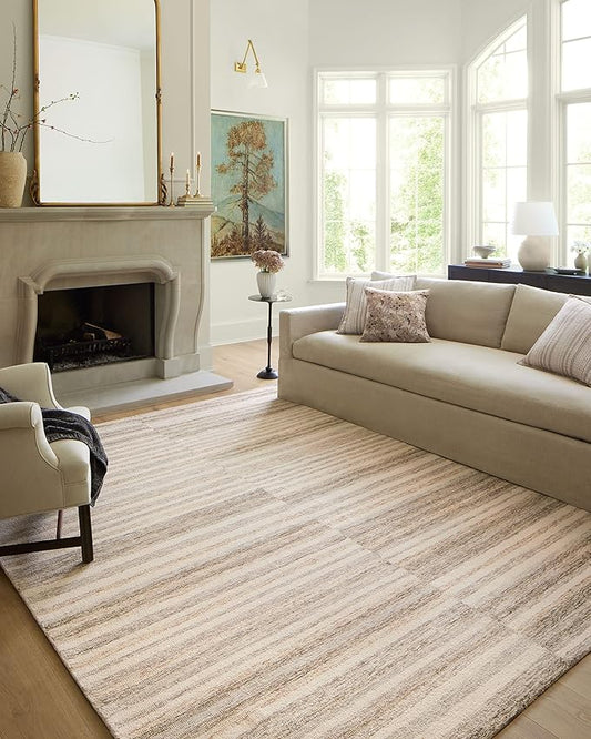 Loloi Chris Loves Julia Chris Collection CHR-03 Ivory/Clay 2'-6'' x 11'-6'', .50" Pile Height, Runner Rug