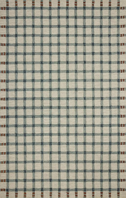 Loloi Magnolia Home by Joanna Gaines Waylon Collection WAY-02 Spa/Brick 2'-6" x 9'-9" Runner Rug