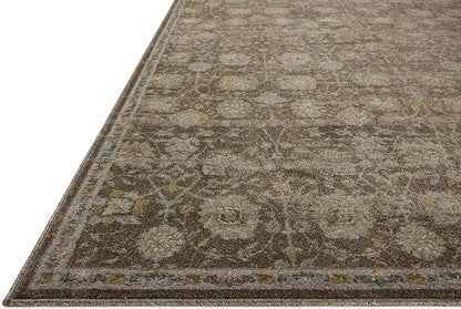 Loloi Magnolia Home by Joanna Gaines Mona Collection MOA-03 BARK/Natural 3'-7" x 5'-7" Accent Rug