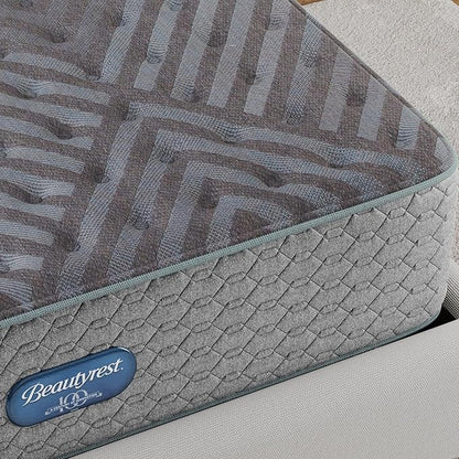 Beautyrest Days End Plush 14" Mattress - Twin - Cooling Tech, Supportive Durable Pocketed Coils, Pressure Relief, Motion Separation; 100 Night Sleep Trial and 10 Year Warranty