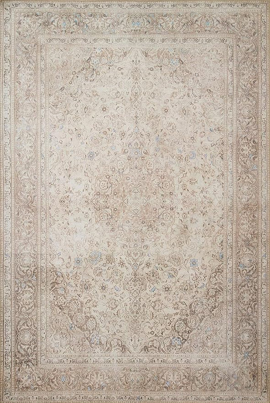 Loloi Loren Collection LQ-03 Sand/Taupe 3'-6" x 5'-6" Accent Rug