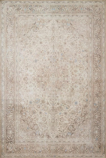 Loloi Loren Collection LQ-03 Sand/Taupe 8'-4" x 11'-6" Area Rug